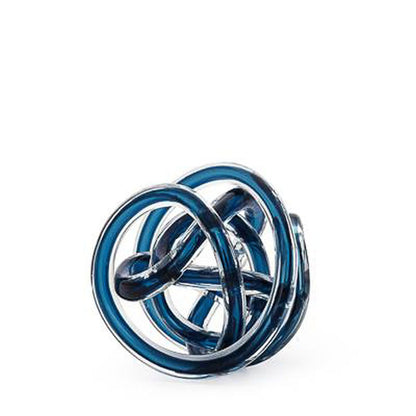 Torre & Tagus Orbit Glass Decor Ball - Indigo Blue
