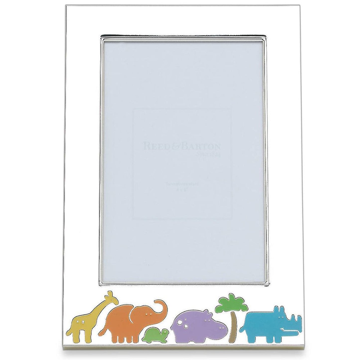 Reed And Barton Jungle Parade Picture Frame, 4" x 6"