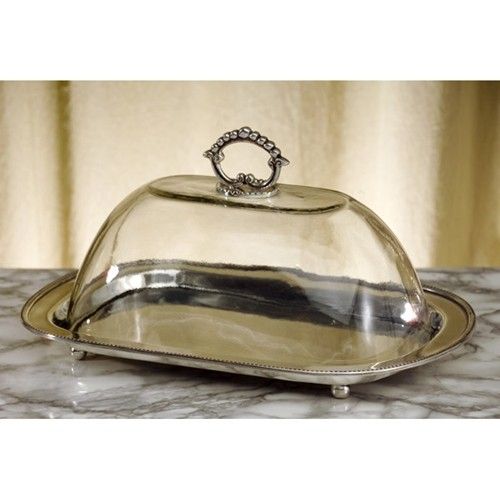 Godinger Oval Cheese With Glass Dome by Godinger
