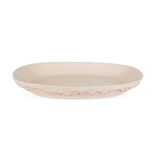 Gerson Companies Acanthus Embossed Stoneware Platter by Gerson Company