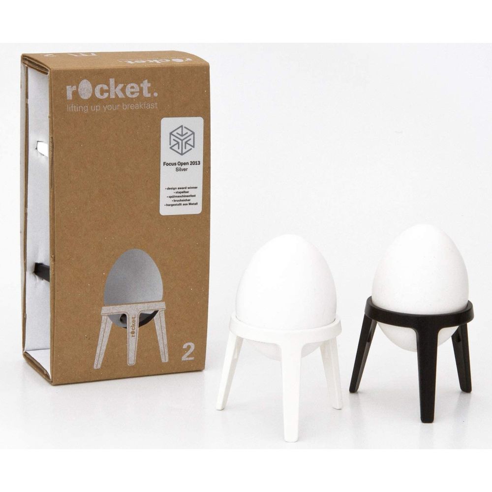 Brainstream Rocket Egg Cup / 2Pcs. Gift Set