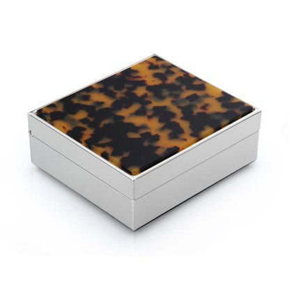 Addison Ross 4" Faux Tortoise Box by Addison Ross