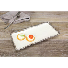 Load image into Gallery viewer, Pampa Bay Rectangular Tray, White, Porcelain