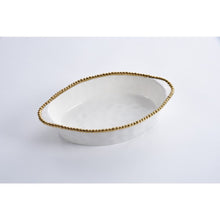 Load image into Gallery viewer, Pampa Bay Salerno Oval Baking Dish, Porcelain, 9.25 x 14.75 inches