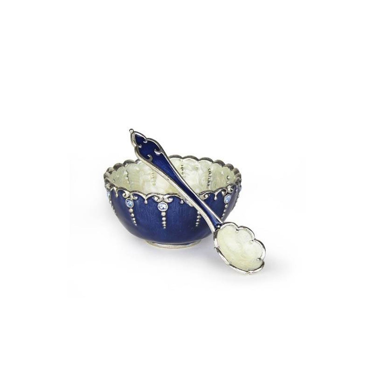 Quest Collection Small Bowl & Spoon Blue