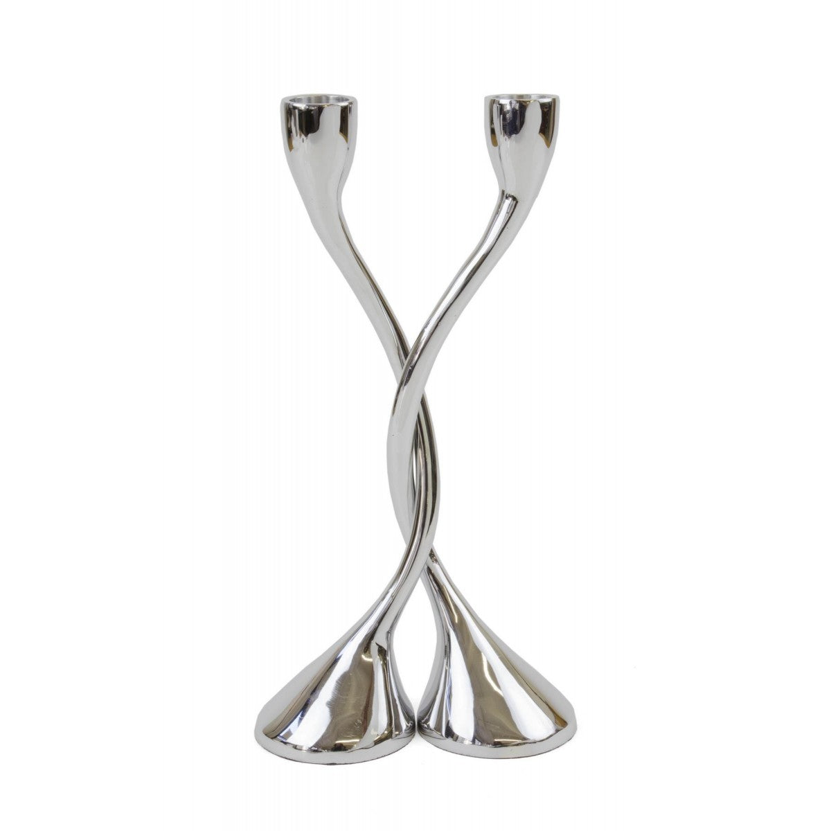 Quest Collection Judaica Shabbat Entwined Candle Holders