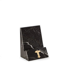 Load image into Gallery viewer, Marble Phone/Tablet Cradle with Medical Insignia.