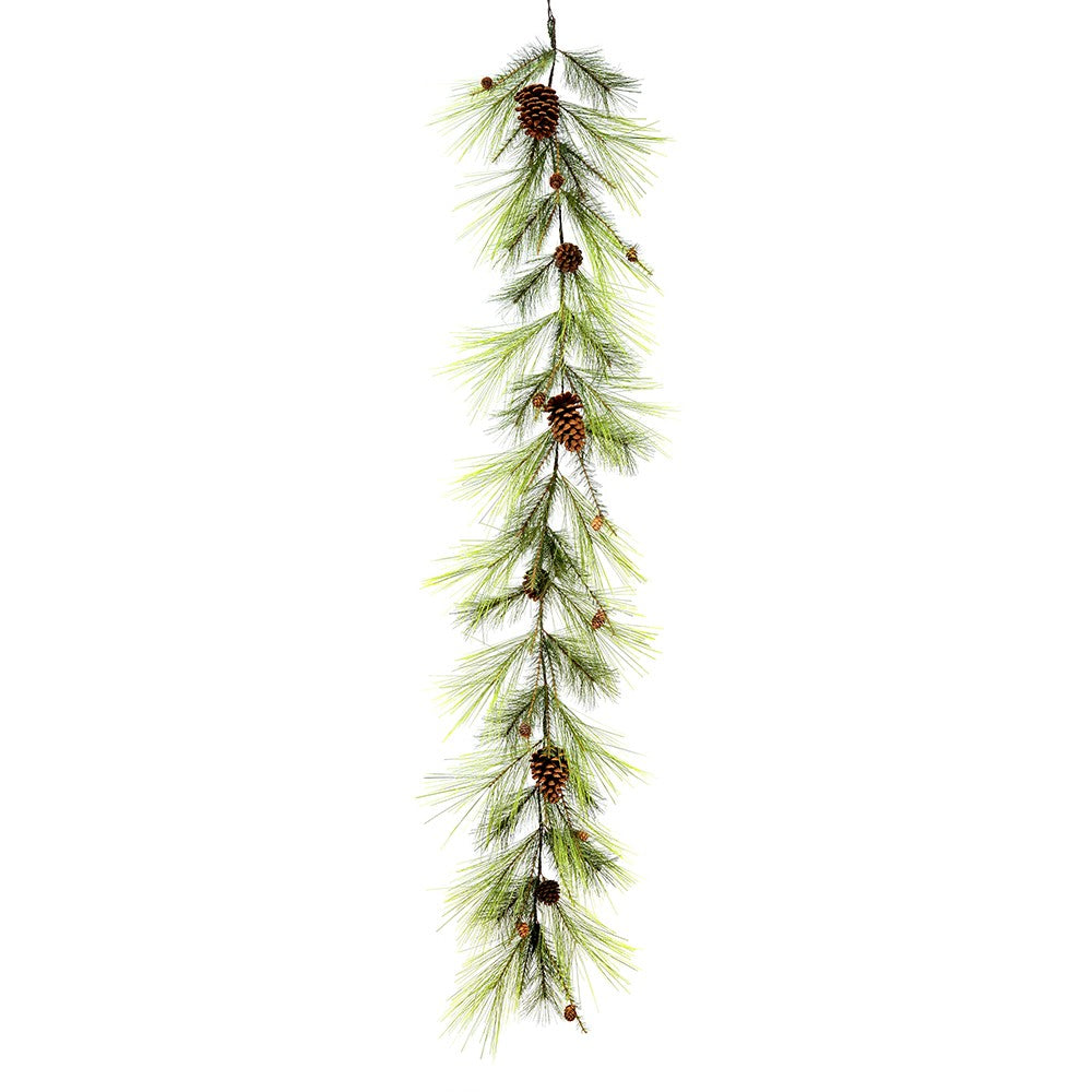 Vickerman 6' x 15" Larkspur Pine Artificial Christmas Garland, Unlit