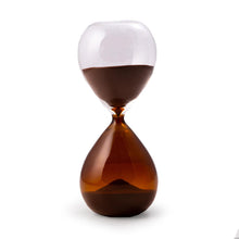 Load image into Gallery viewer, 60 Min. Purple &amp; Clear Glass Sand Timer w/ Purple Sand by Bey Berk