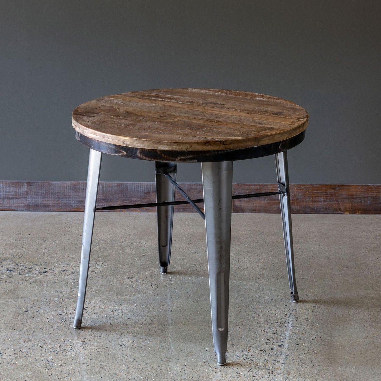 Park Hill Collection Industrial Round Bistro Table