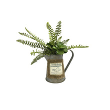 Load image into Gallery viewer, Vickerman 12&quot; Artificial Fern In Rustic Tin