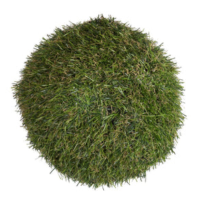 Vickerman 7.25" Artificial Green Grass Ball, Pack Of 2