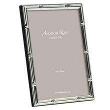 Load image into Gallery viewer, Addison Ross 4x6 Bamboo Silver Picture Frame by Addison Ross