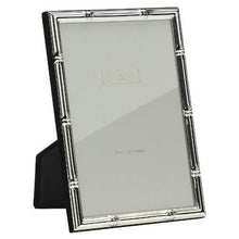 Load image into Gallery viewer, Addison Ross 4x6 Bamboo Silver Picture Frame by Addison Ross
