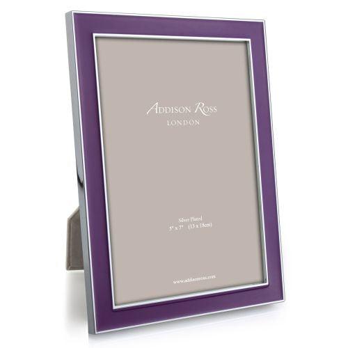 Addison Ross 4x6 15mm Purple Enamel by Addison Ross