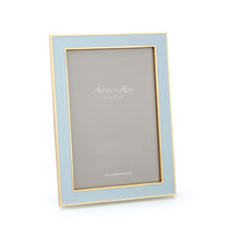 Load image into Gallery viewer, Addison Ross 4x6 Powder Blue &amp; Gold Picture Frame by Addison Ross