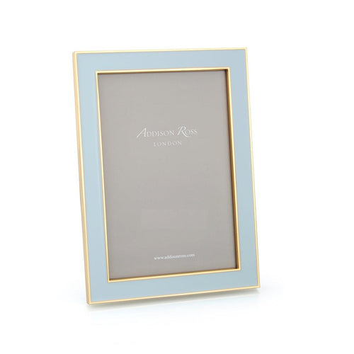 Addison Ross 4x6 Powder Blue & Gold Picture Frame by Addison Ross