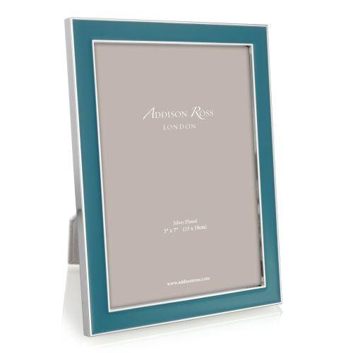 Addison Ross 4x6 15mm Teal Enamel by Addison Ross