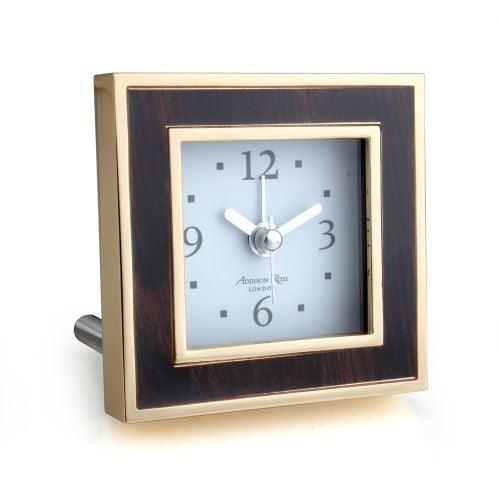 Addison Ross White Enamel Alarm Clock by Addison Ross