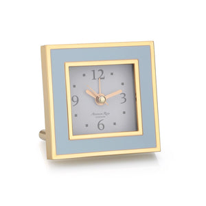 Addison Ross Pale Pink & Gold Square Silent Alarm Clock by Addison Ross