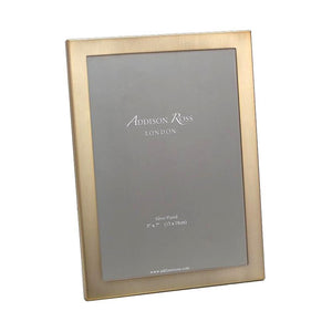 Addison Ross 4x6 Matte Gold Picture Frame with Squared Corners by Addison Ross