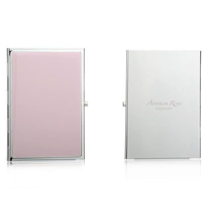 Addison Ross 2x3 Double Pink & Silver Plate Travel Picture Frame by Addison Ross