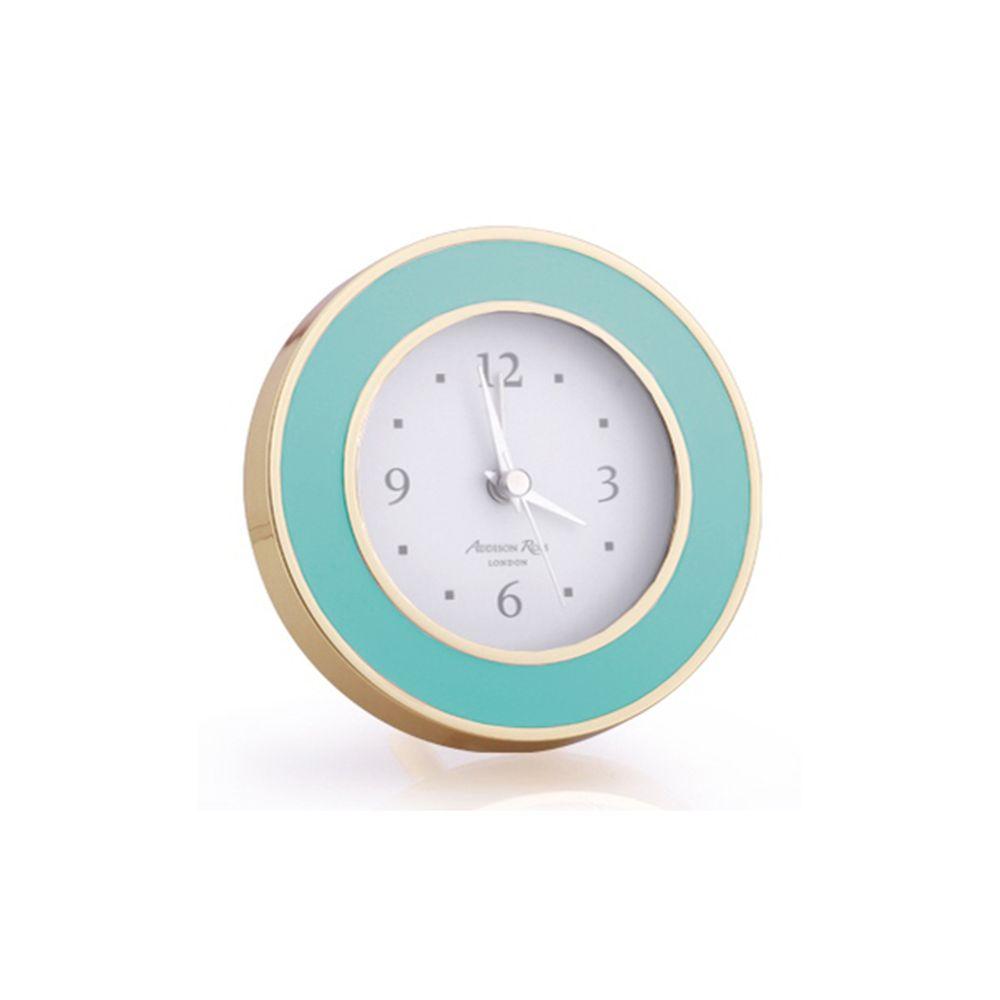 Addison Ross Pastel Blue & Gold Alarm Clock by Addison Ross
