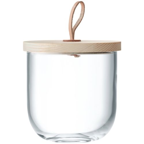 LSA International Ivalo Container & Ash Lid Clear, Glass