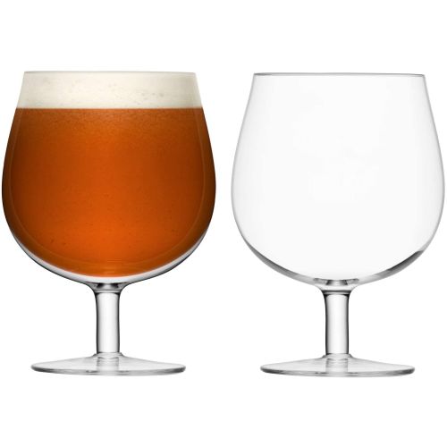 LSA International Bar Craft Beer Glass 19 Oz Clear Set Of 2