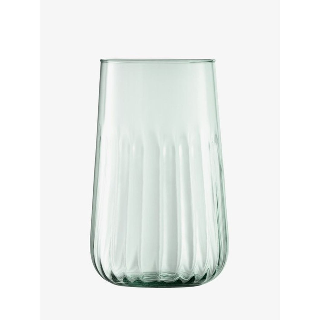 LSA International Mia Vase/Lantern Recycled/Part Optic