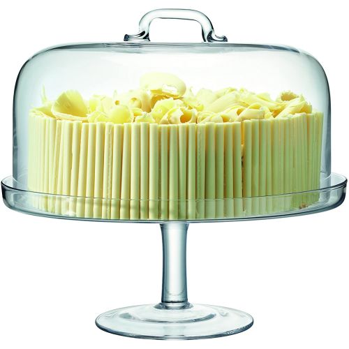 LSA International Serve Cakestand & Dome 013.5In/012.5In Clear