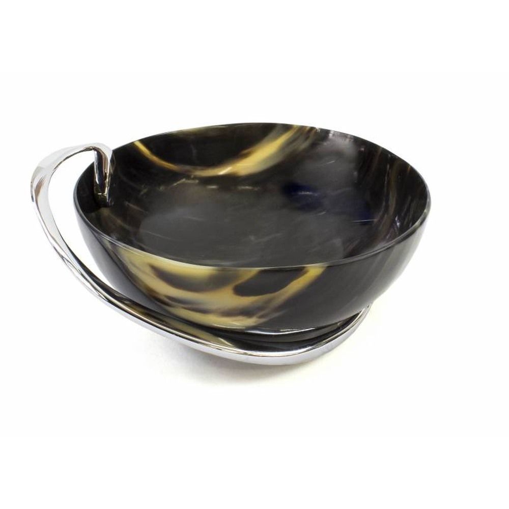 Quest Collection Horn Bowl with Modern Element