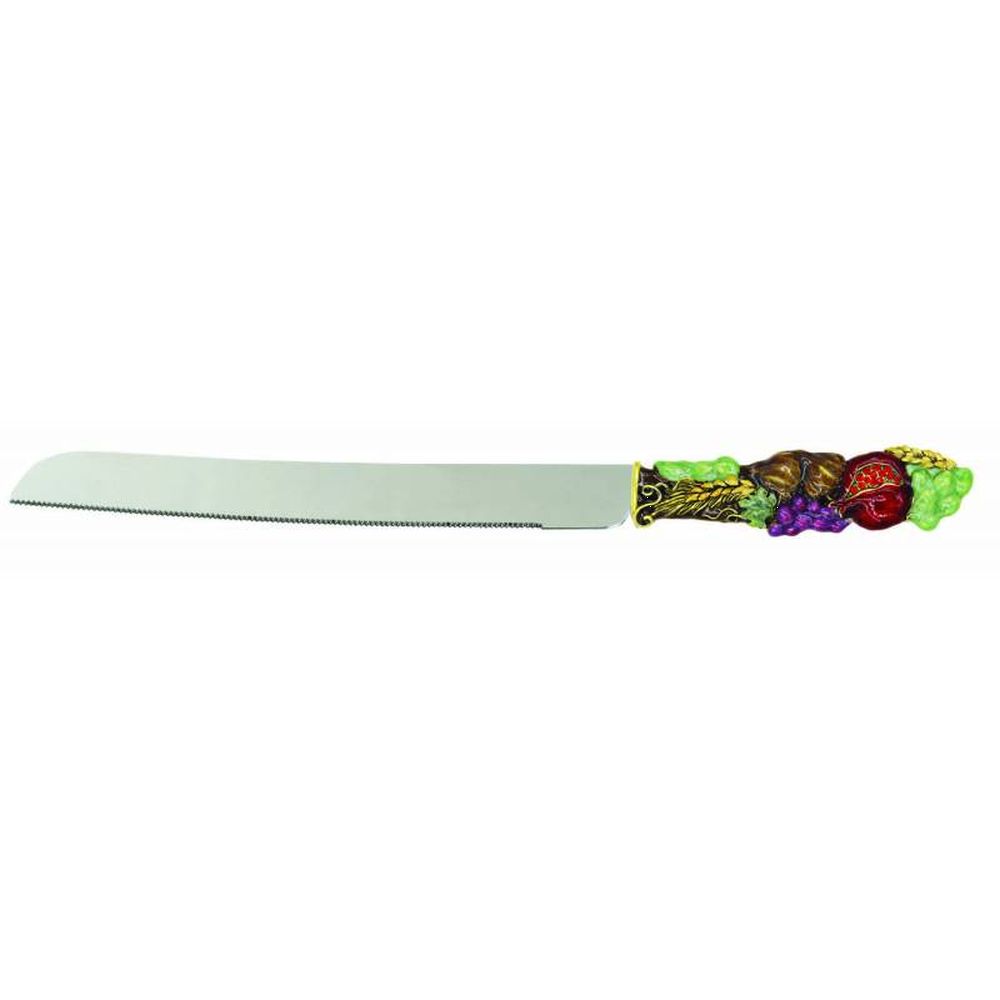 Quest Collection Seven Species Challah Bread Knife