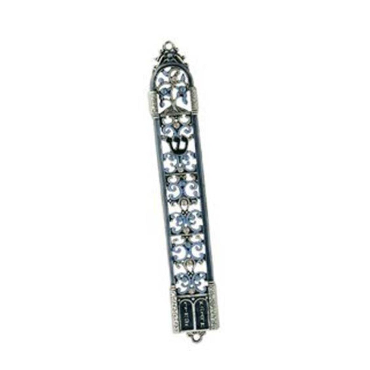 5" Hand Painted Classic Mezuzah By Quest Gifts by Quest Collection