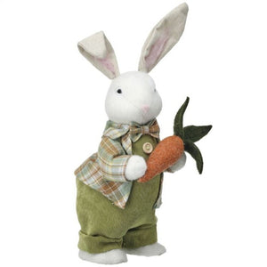 Regency International Corduroy Bunny With Carrot 13".