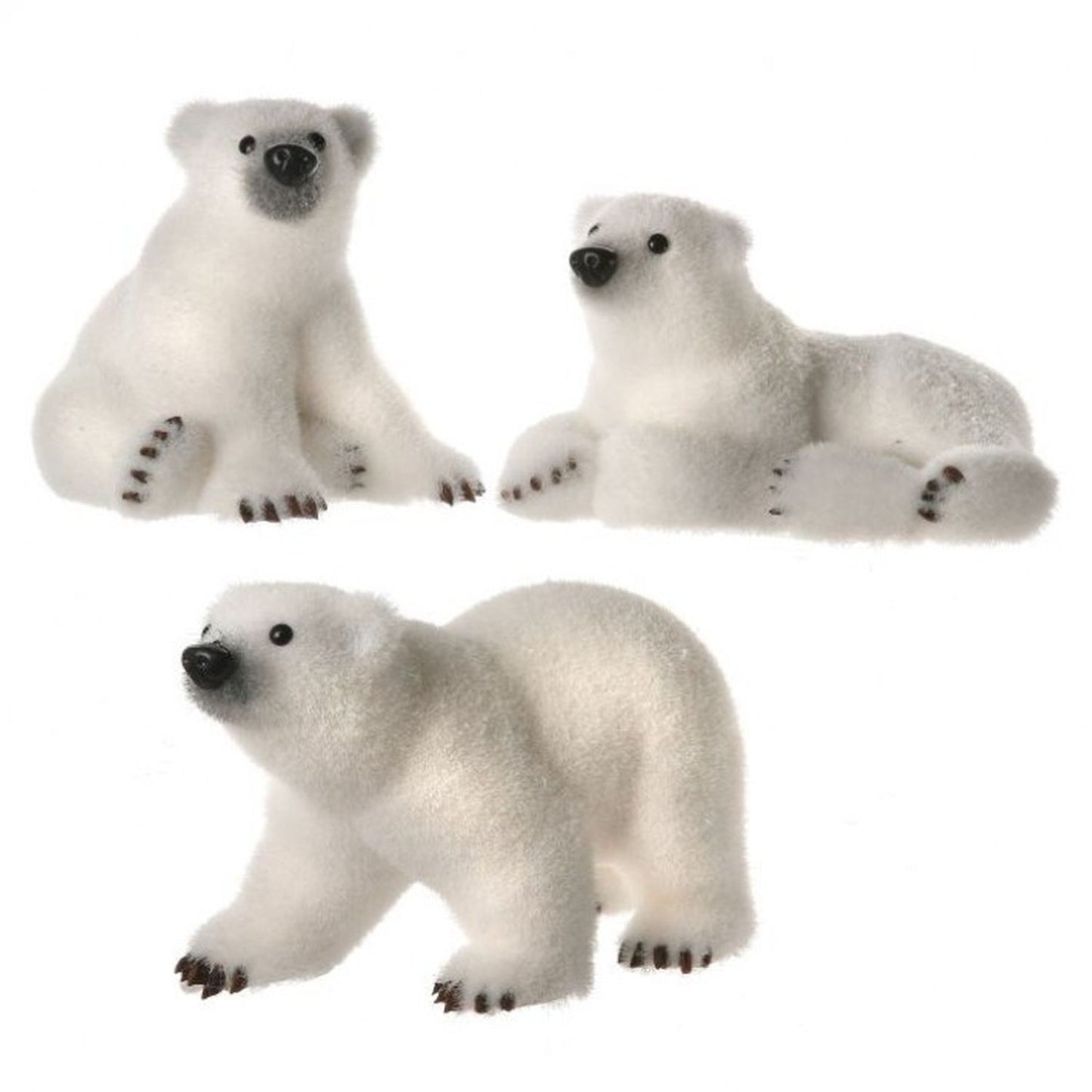 Regency International 8-11" Polar Bear Cubs, Set of 3, Assortment