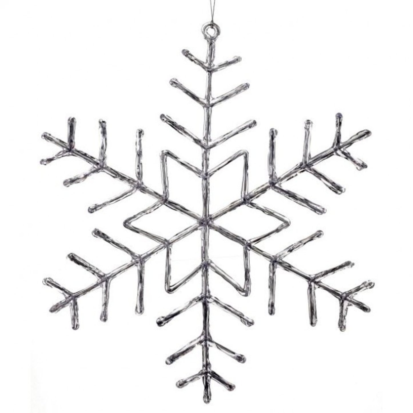 Regency International 19" Clear Snowflake Ornament