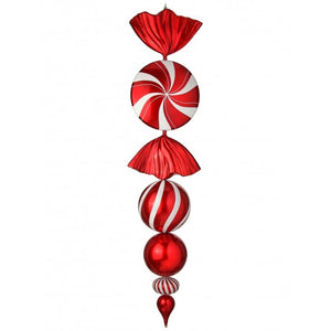 Regency International 72" Vp Peppermint Candy Finial Ornament