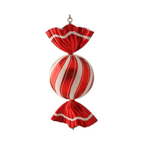 Regency International Peppermint Candy Round Twist Ornament, 18.5 inches