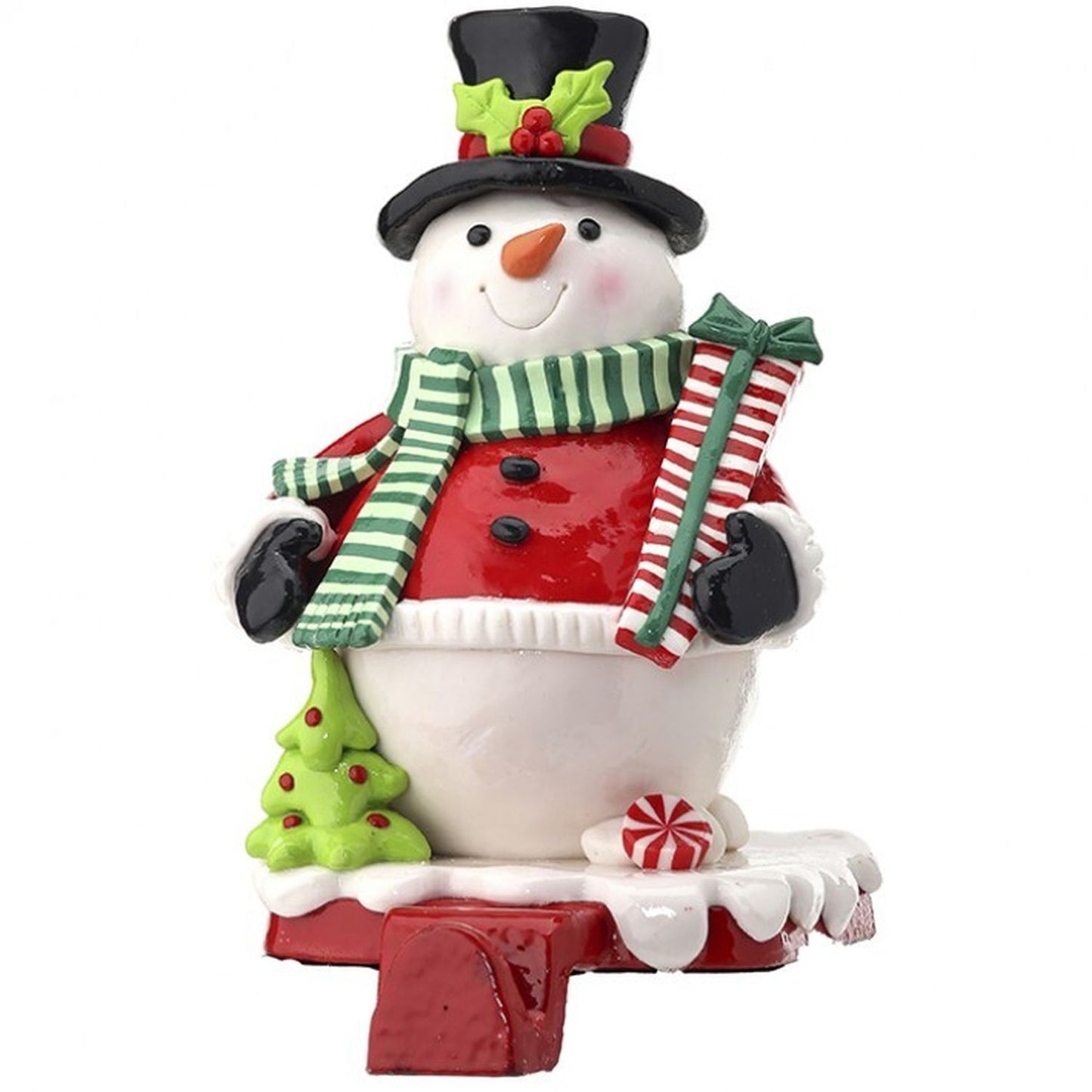 Regency International 6.5" Clay dough Snowman Stocking Holder