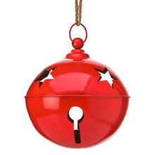 Load image into Gallery viewer, Regency International 13&quot; Painted Metal Hanging Jingle Bell Ornament