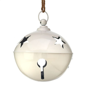 Regency International 13" Painted Metal Hanging Jingle Bell Ornament