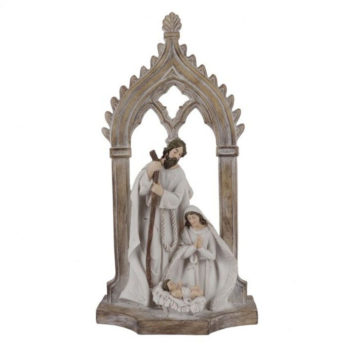 Regency International 9" Resin Holy Family with Arch