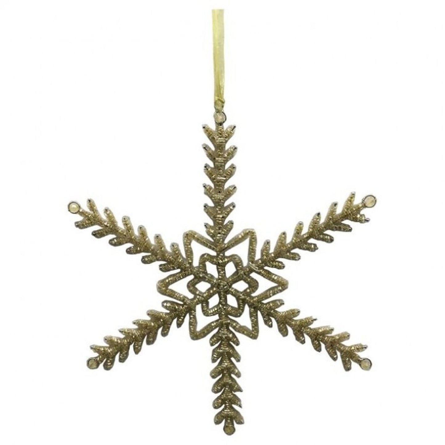 Regency International 13" Beaded Snowflake Ornament