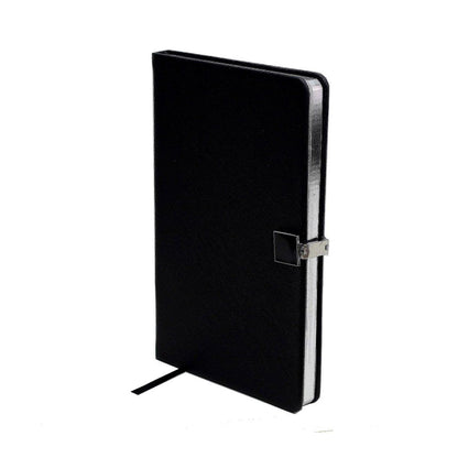 Addison Ross Notebook A5 Black with Silver by Addison Ross