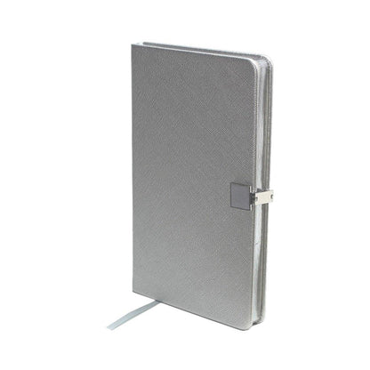 Addison Ross Notebook A5 Black with Silver by Addison Ross