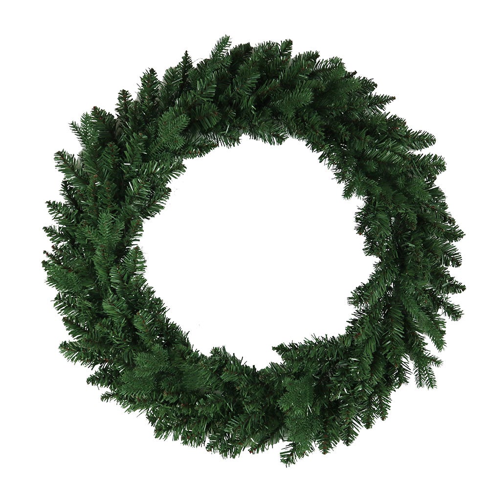 Kurt Adler 30" Unlit Jackson Pine Wreath, Green