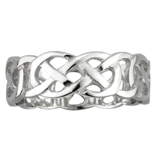 Solvar Celtic Knot Wedding Ring Unisex  Sz 5-13.5.