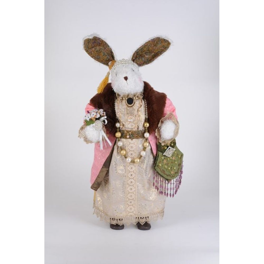 Karen Didion Pink Coat Victorian Bunny
