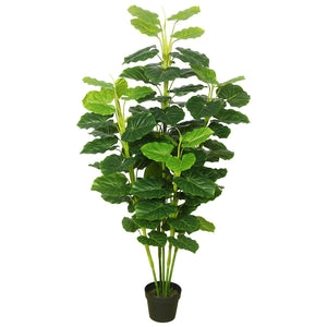 Vickerman 64" Artificial Fresh Looking Green Philodendron